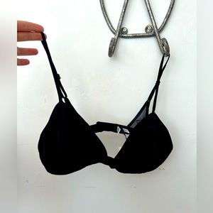 UO black mesh bralette